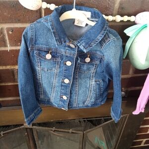 EUC Girls Soho Blue Snap Button Jean Jacket 6X
